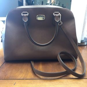 MK Saffiano Satchel